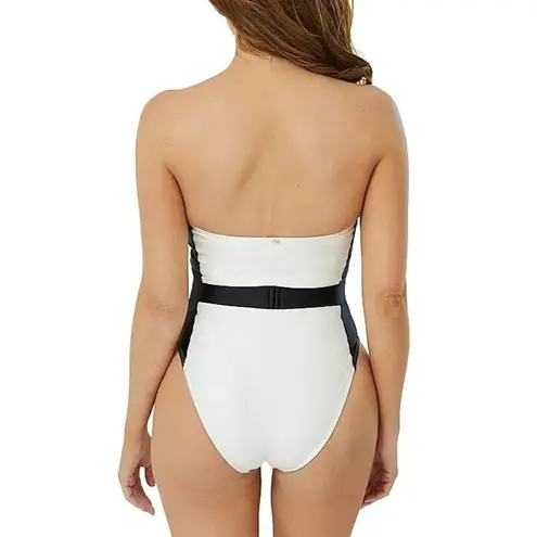 PQ X Haleyy Baylee Haley Belted One Piece in Milano Medium Womens Swimsuit White