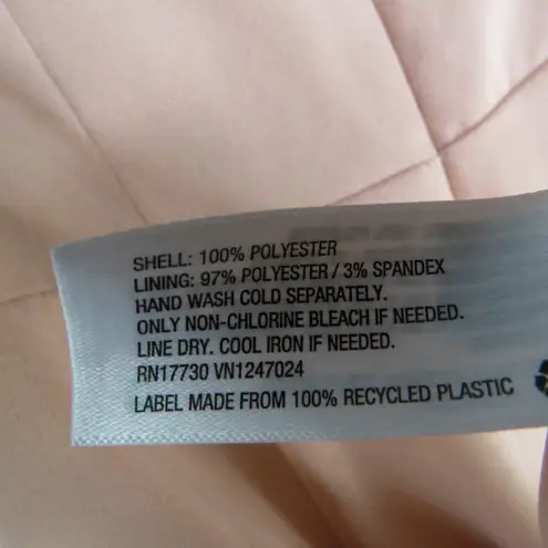 Cushnie Blush Pink Strapless Asymmetrical A