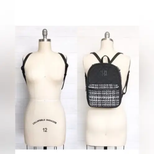 Badgley Mischka Diamond-Quilted Nylon Backpack