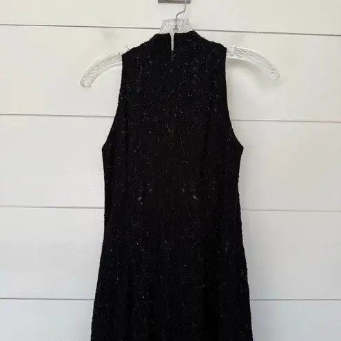 Vintage Marie St Claire Women’s 4 Black Beaded Dress