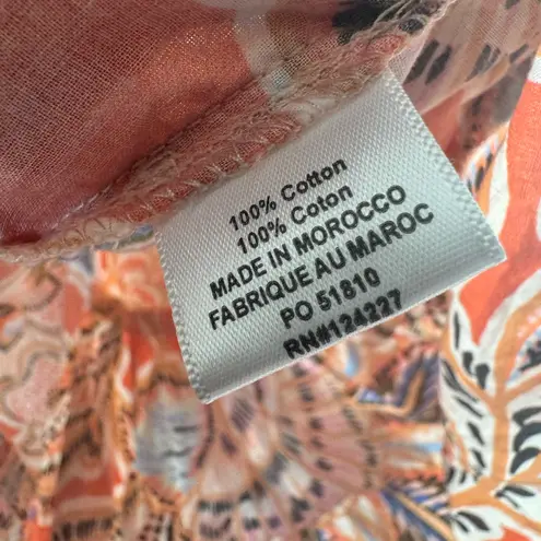 MISA Los Angeles Sari Dress in Tangerine Flora medium