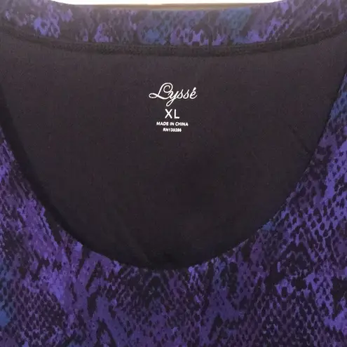 Lysse PURPLE SNAKE PRINT KNIT DRESS