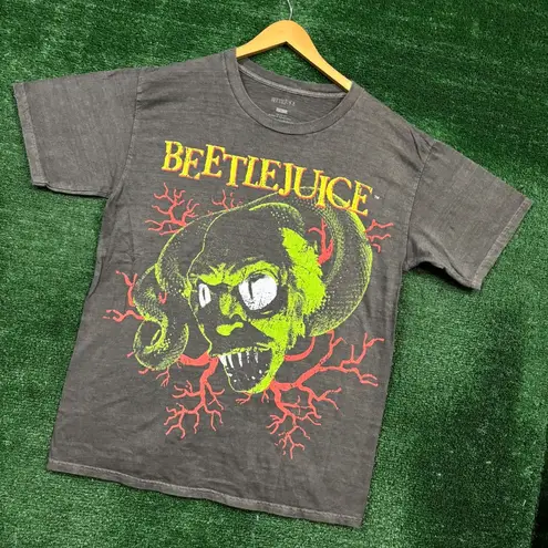 Tim Burton's Beetlejuice The Ghost With The Most Snake T-Shirt Size Large