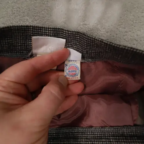 Koret Vintage Union Made in USA Lined Wool Pencil Skirt Grey Women's 12 Gray