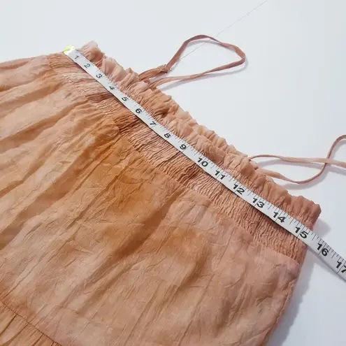 TALULAH Tie-Dye Smocked Tiered Maxi Dress