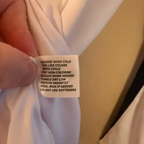 Lady Hagen  White and Blue Women’s Polo Shirt