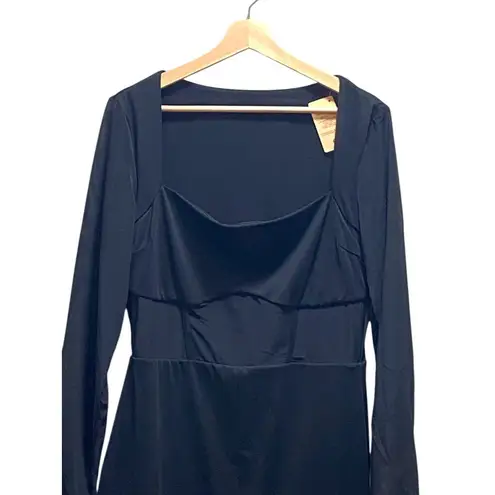 Popilush Sheer Waist Dress Black Size XXL NWT Shapewear