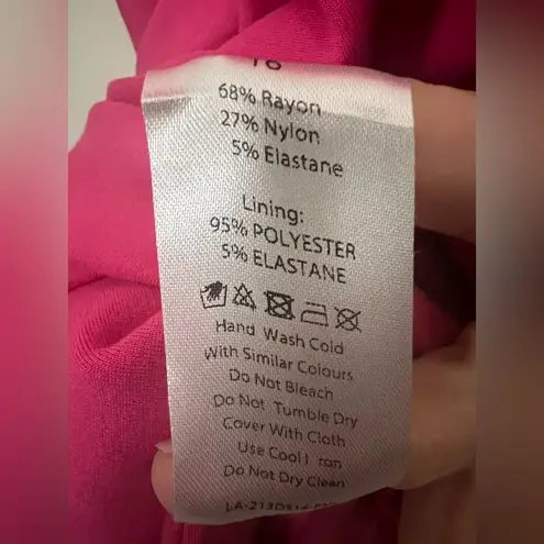 Lavish Lice Lavish Alice x Nordstrom Pink Asymmetrical Midi Dress - Size 12 NWT Barbie Prom