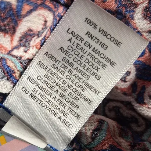 cupio Multicolor Paisley Long Sleeve Dress