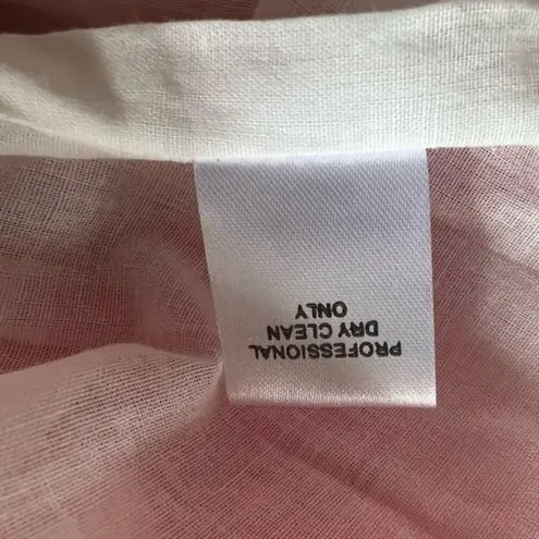 Joy Joy Red Geo Print Ruffle Neck Sleeveless Shift Dress Size M NWT