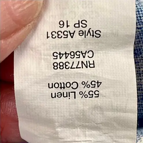 J. CREW Blue White Striped Pull