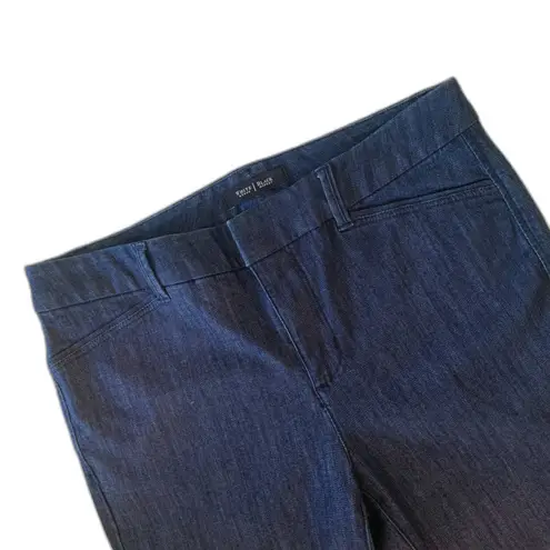 White House | Black Market  | Denim Relaxed Stovepipe Crop Pants Size 0 NWT