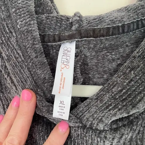 Gilligan & O’Malley Cozy Soft Grey Hooded Pullover Sweater ~ Women’s Size XL Gray