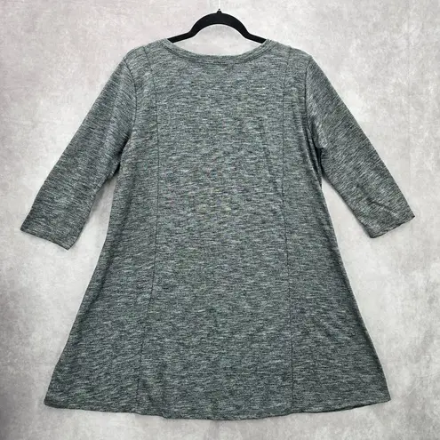 One Clothing  LA Gray Flare Y2K Western Retro Blouse Top Medium