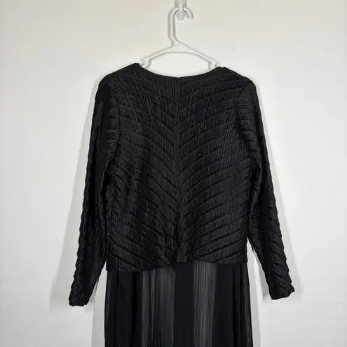 Mashiah Longline Cardigan Size Medium Black