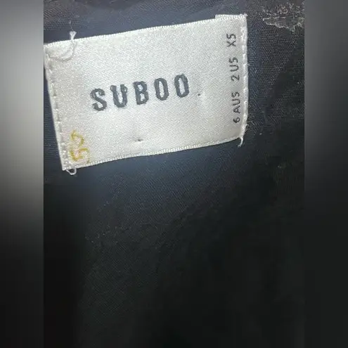 Suboo women’s dress Eclipse Mini Dress (Black) size 6 Black