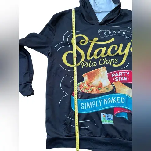 Stacy’s Pita Chips Hoodie Size XL Funny Novelty Sweatshirt Relaxation Black