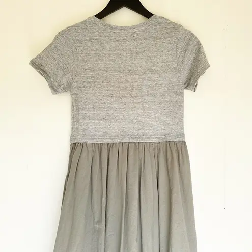 B:MING BY BEAMS Two Tone Midi Dress One Size Gray Size undefined