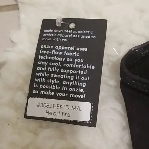 Onzie ππ Tie Dye Heart Sports Bra M/L NWT