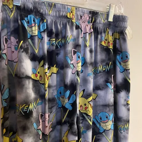 Pokémon Women’s Pokemon Lounge Sleep Pants M Medium Waist 30” 32” 34” Gray Yellow Blue