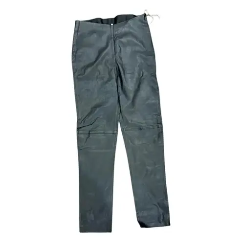 GRLFRND 100% Leather Skinny Pants, Medium