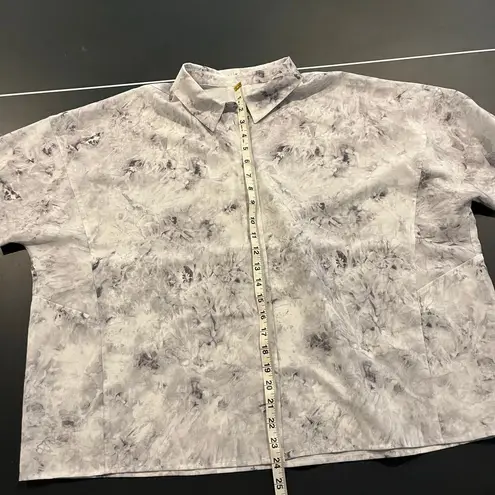 Lululemon  Women's  Full Day Ahead short Sleeve Shirt Aquila Rhino Grey Size 12