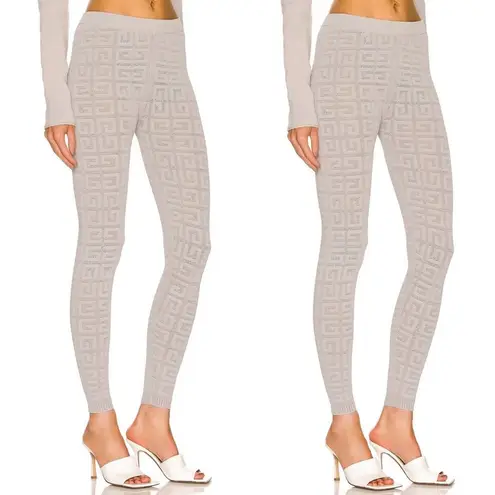 Givenchy 4G Monogram Lace Legging in Gray