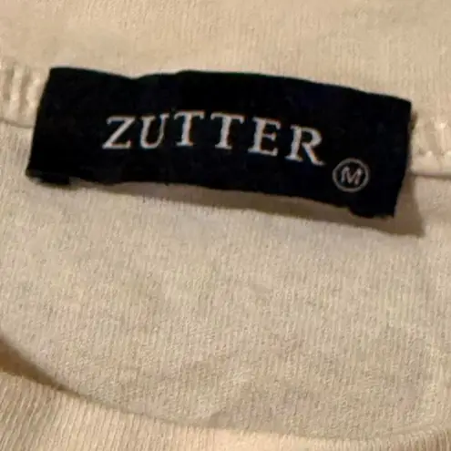 Zutter USA Flag Bull Skull Graphic Tee Medium