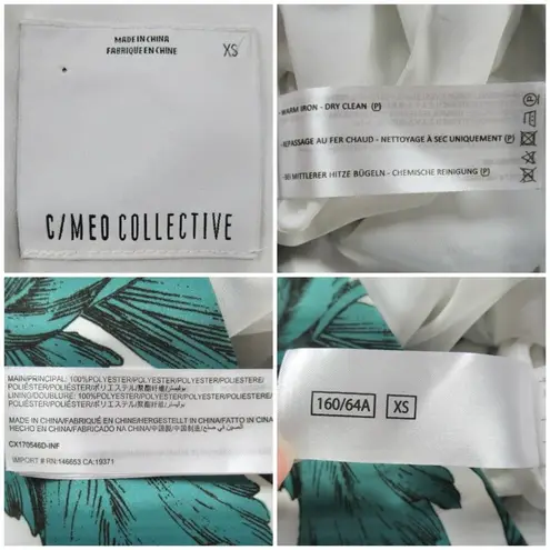 C/MEO COLLECTIVE Enlighten Midi Dress In Ivory Infinite Floral Women’s Size XS