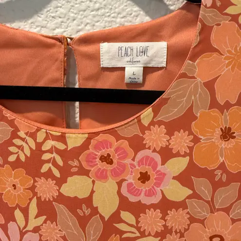 Blue Heaven Women's Acrylic Knit Cardigan Women's Sweater M/L Boho Fall Orange Size L