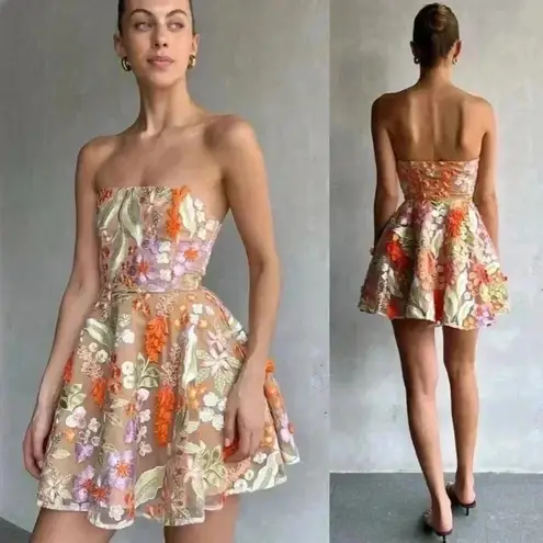 Elliatt NWT Discotheque Dress in Multi Orange Size XS