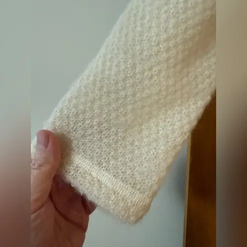 Icewear Iceland Karen Hvit Duster Open Front Sweater Asymmetrical Icelandic Wool