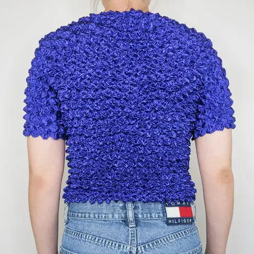 Vintage 90s Purple Bubble Popcorn Shirt Size M