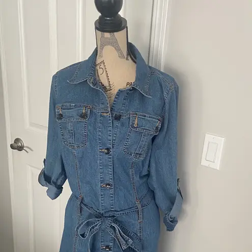 Vintage Avenue jeans denim belted denim size