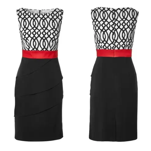 Connected Apparel Printed Tulip Dress