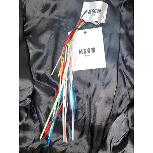 MSGM Wool Trench Coat in Black 42 Medium New long Jacket Size undefined