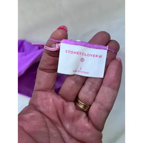 Stoney Clover Lane NWT Women's High-Waist Bikini Bottom Purple Size Small