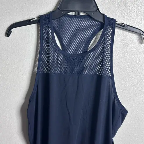 Athleta  Women Athletic Navy Blue Tank Top Size Medium.