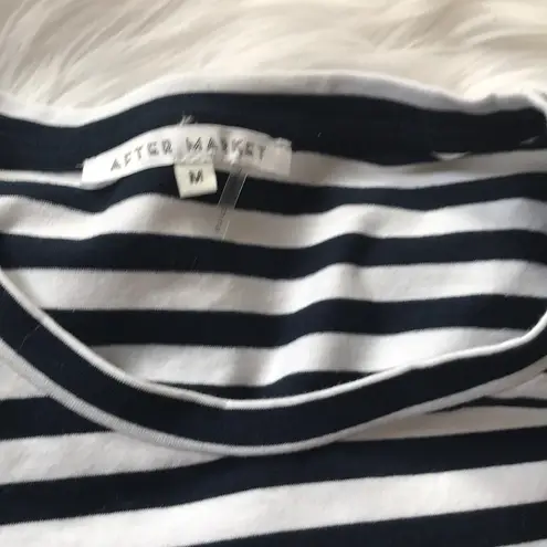 After Market Stripe Flare Sleeve Top