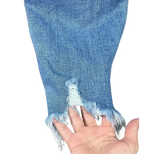 Judy Blue Maryville High Rise Fray Slim Fit Jeans Straight Tapered Ankle 9/29