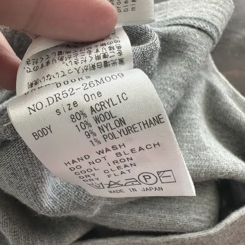 Urban Research Doors grey dress Japan size One minimalist luxury capsule