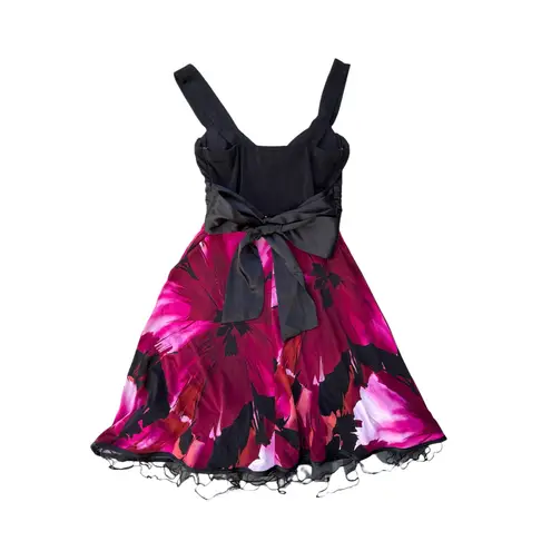 City Triangles Floral Black & Pink Dress Size Small