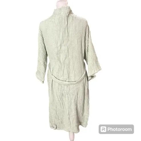 Bathen Mint Green Waffle Cotton Robe o/s Size undefined