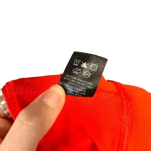 Alala Vamp Sports Bra Workout High Support Stretch Lava Red Plus Size 1X