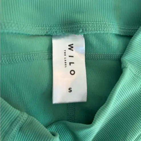 Wilo the Label Outline Ribbed Workout Leggings in Green Size Small - Image 3