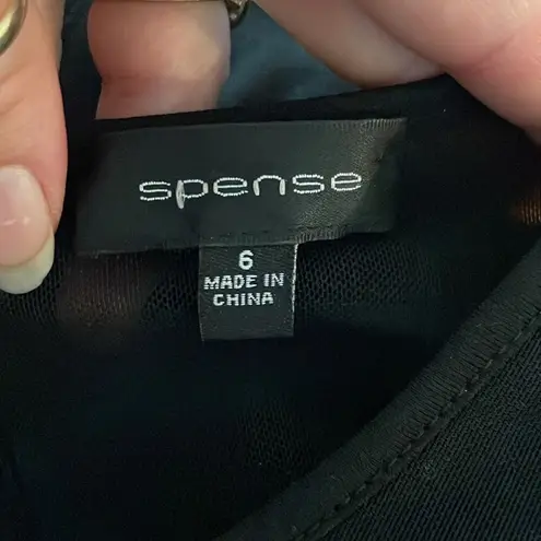 Y2K Spense Black sheer front jumpsuit Size 26