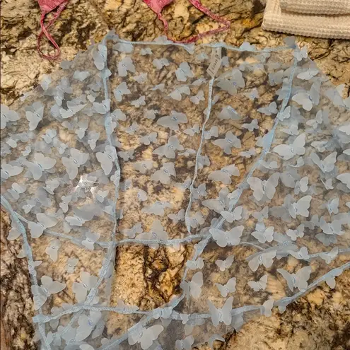 Butterfly Mesh Swim Bottom Coverup