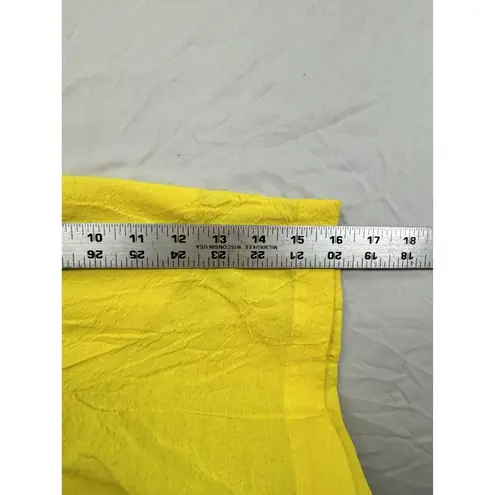 Bay Breeze Yellow Cotton Shorts Womens S Swimsuit Cover Beach Pool Made in USA