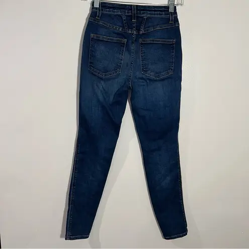 Anthropologie CLOSED Skinny Pusher 2021 Organic Cotton Made In Italy Size 23 Blue