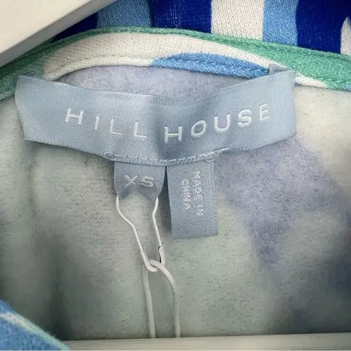 Hill House NWT The Allie Zip-Up Hoodie in Ocean Kaleidoscope Fleece XS